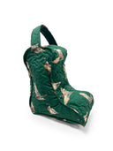 Mallory Ducks Green Quilted Boot Bag