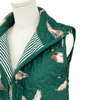 Mallory Ducks Green Quilted Cate Vest