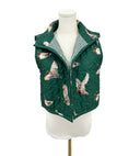 Mallory Ducks Green Quilted Cate Vest