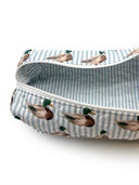 Mallory Ducks Icon Blue Quilted Hot Tools Bag