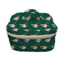 Mallory Ducks Icon Green Quilted Travel Case