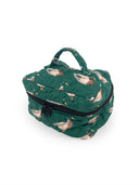 Mallory Ducks Icon Green Quilted Travel Case