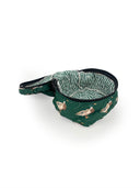 Mallory Ducks Icon Green Quilted Travel Case