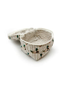 Mallory Ducks Icon Linen Quilted Travel Case