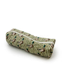Mallory Ducks Icon Olive Linen Quilted Hot Tools Bag