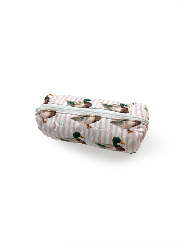 Mallory Ducks Icon Pink Quilted Small Tools Bag