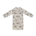 Mallory Ducks Linen Quilted Duster