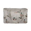 Mallory Ducks Linen Quilted Tote