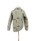 Mallory Ducks Olive/Linen Quilted Snap Jacket