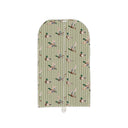 Mallory Ducks Olive Linen Quilted Garment Bag