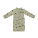 Mallory Ducks Olive/Linen Quilted Duster