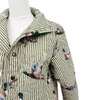 Mallory Ducks Olive/Linen Quilted Snap Jacket