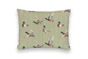 Mallory Ducks Olive Linen Quilt