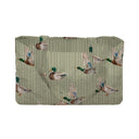 Mallory Ducks Olive Linen Quilted Tote
