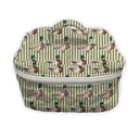 Mallory Ducks Icon Olive Linen Quilted Travel Case