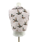 Mallory Ducks Pink Quilted Cate Vest