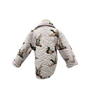 Mallory Ducks Pink Youth Quilted Snap Jacket