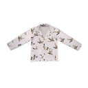 Mallory Ducks Pink Quilted Snap Jacket