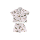 Mallory Ducks Pink Shorty Pajama Set