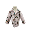 Mallory Ducks Pink Youth Quilted Snap Jacket