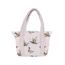 Mallory Ducks Pink Zipper Tote Bag
