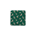Mallory Ducks Green Quilted Pet Bed
