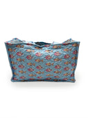Marlin Fish Icon Maya Blue Quilted Tote