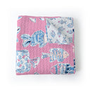Marlin Fish Fuchsia Baby Blanket