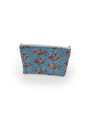 Marlin Fish Icon Maya Blue Quilted Makeup Bag