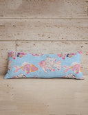 Marlin Fish Maya Blue Quilted Oblong 14" x33" Pillow