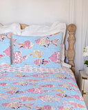 Marlin Fish Maya Blue Quilt