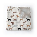 Meadow Herd Linen Quilt