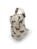 Meadow Herd Linen Quilted Boot Bag