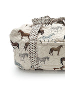 Meadow Herd Linen Weekender Duffle Bag