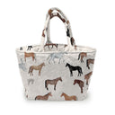 Meadow Herd Linen Quilted Handbag