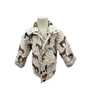 Meadow Herd Linen Youth Quilted Snap Jacket
