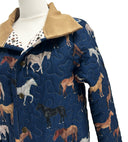 Meadow herd Navy Quilted Barn Jacket
