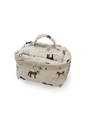 Meadow Herd Icon Linen Quilted Travel Case