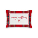 "Merry Christmas" Quilted Mini Pillow 8" x 12"