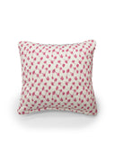 "Merry Christmas" Sweater Pups Pink Quilted Mini Pillow 8" x 8"