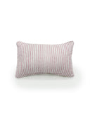 "Merry Christmas" Tinsel Pink Quilted Mini Pillow 8" x 12"