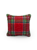"Merry and Bright" Quilted Mini Pillow 8" x 8"