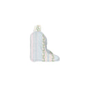 Milkglass Ribbon Blue Quilted Boot Bag
