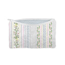 Milkglass Ribbon Blue Makeup Bag