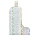 Milkglass Ribbon Blue Quilted Boot Bag
