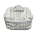 Milkglass Ribbon Yellow Quilted Travel Case