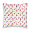 Monkey Icon White Quilted 20" Pillow