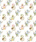 Monkey Icon Pastel Shorty Pajama Set