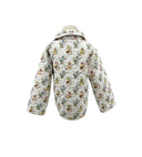 Monkey Icon Pastel Youth Quilted Snap Jacket