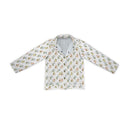 Monkey Icon Pastel Quilted Snap Jacket